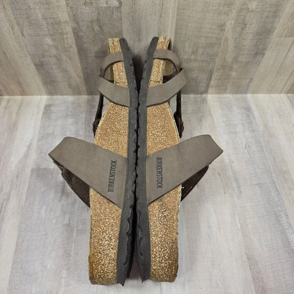 Birkenstock Woman's Size 40 Mayari Sandals Two Adjustable Straps *READ* - Picture 7 of 13